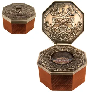 Ekskluzywny kompas magnetyczny Cardan replika – prezent marynistyczny H44