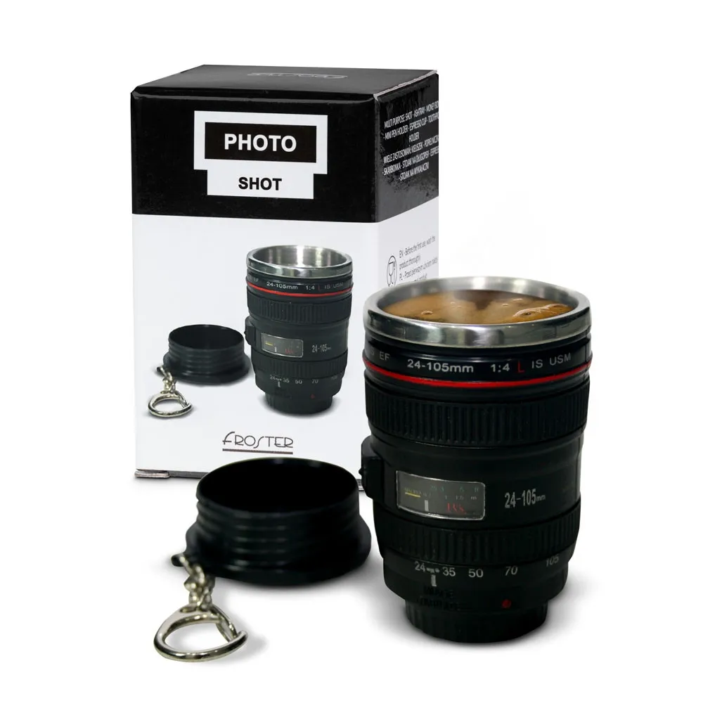 Froster Photo Shot – kieliszek w kształcie obiektywu