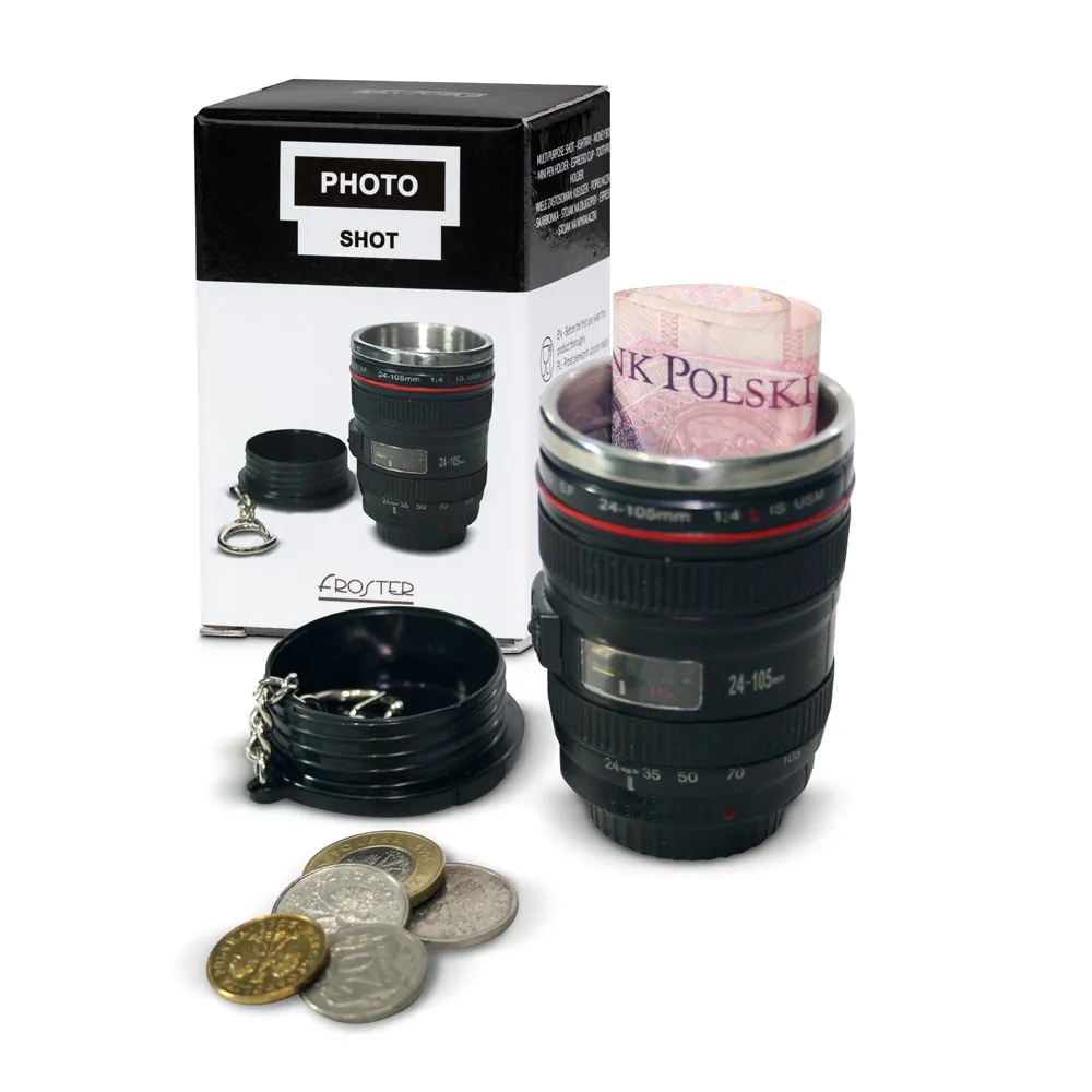 Froster Photo Shot – kieliszek w kształcie obiektywu