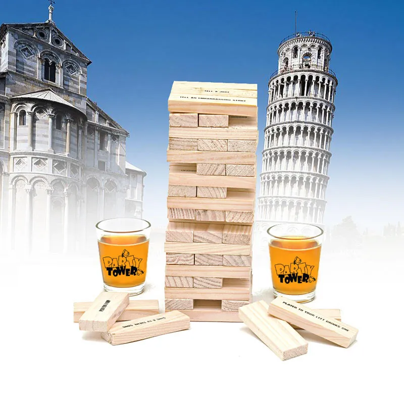 Imprezowa Wieża (EN) Froster – gra towarzyska z klockami