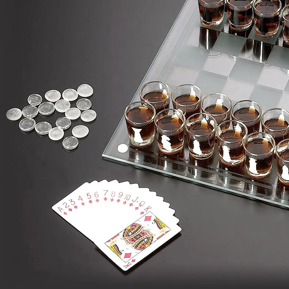 Imprezowe Szachy Deluxe z kieliszkami – gra imprezowa Froster