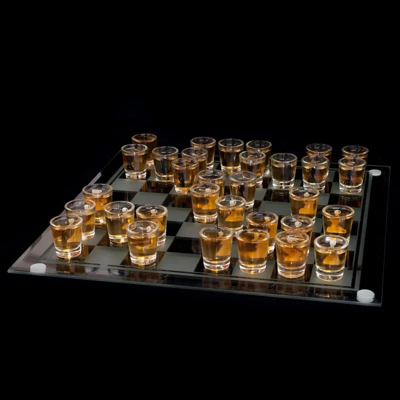 Imprezowe Szachy Deluxe z kieliszkami – gra imprezowa Froster