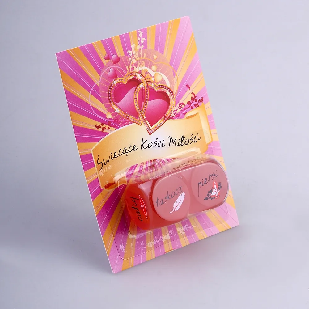 Kości miłości świecące w ciemności do gry wstępnej Froster