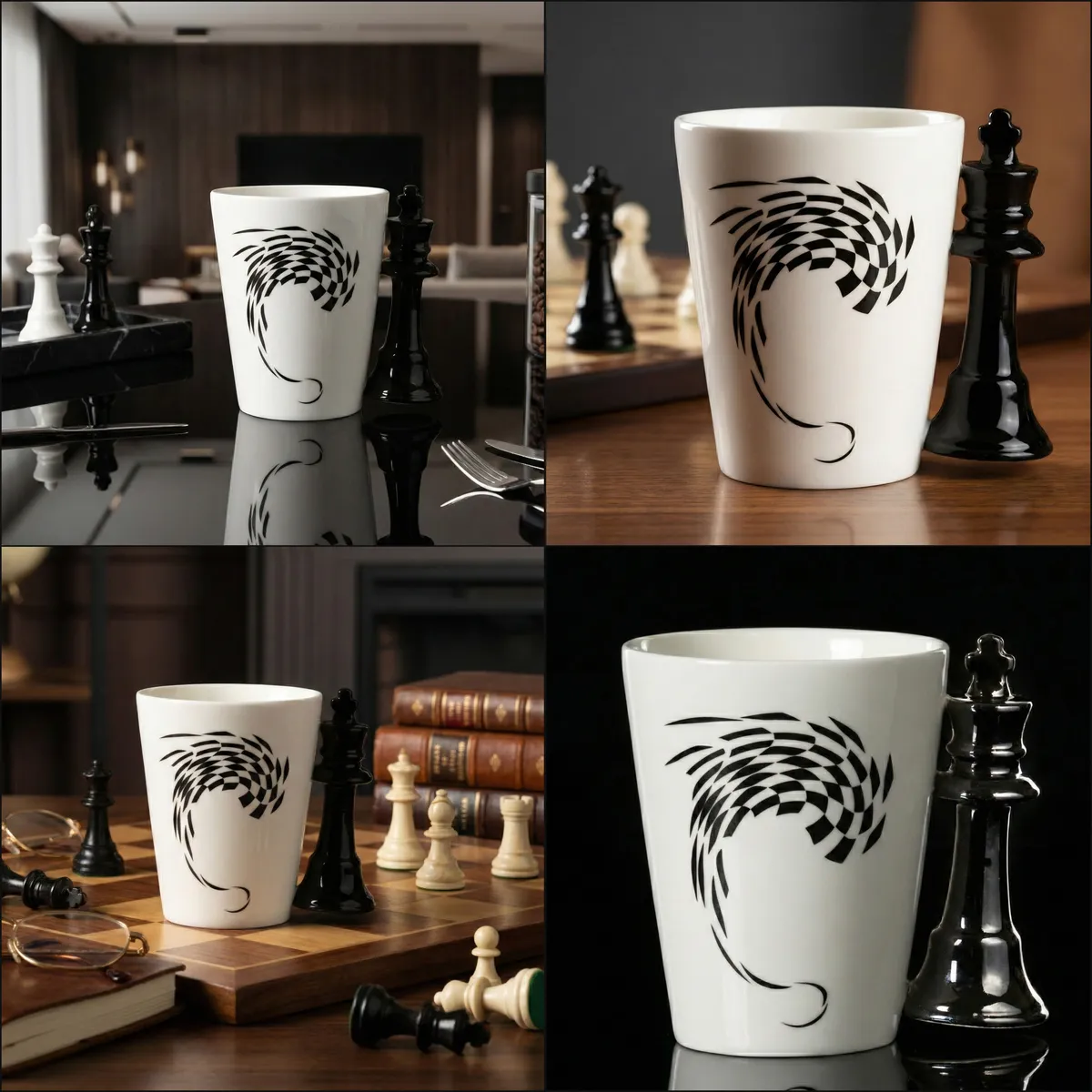 Kubek szachisty Król – prezent dla taty na Dzień Ojca | Froster