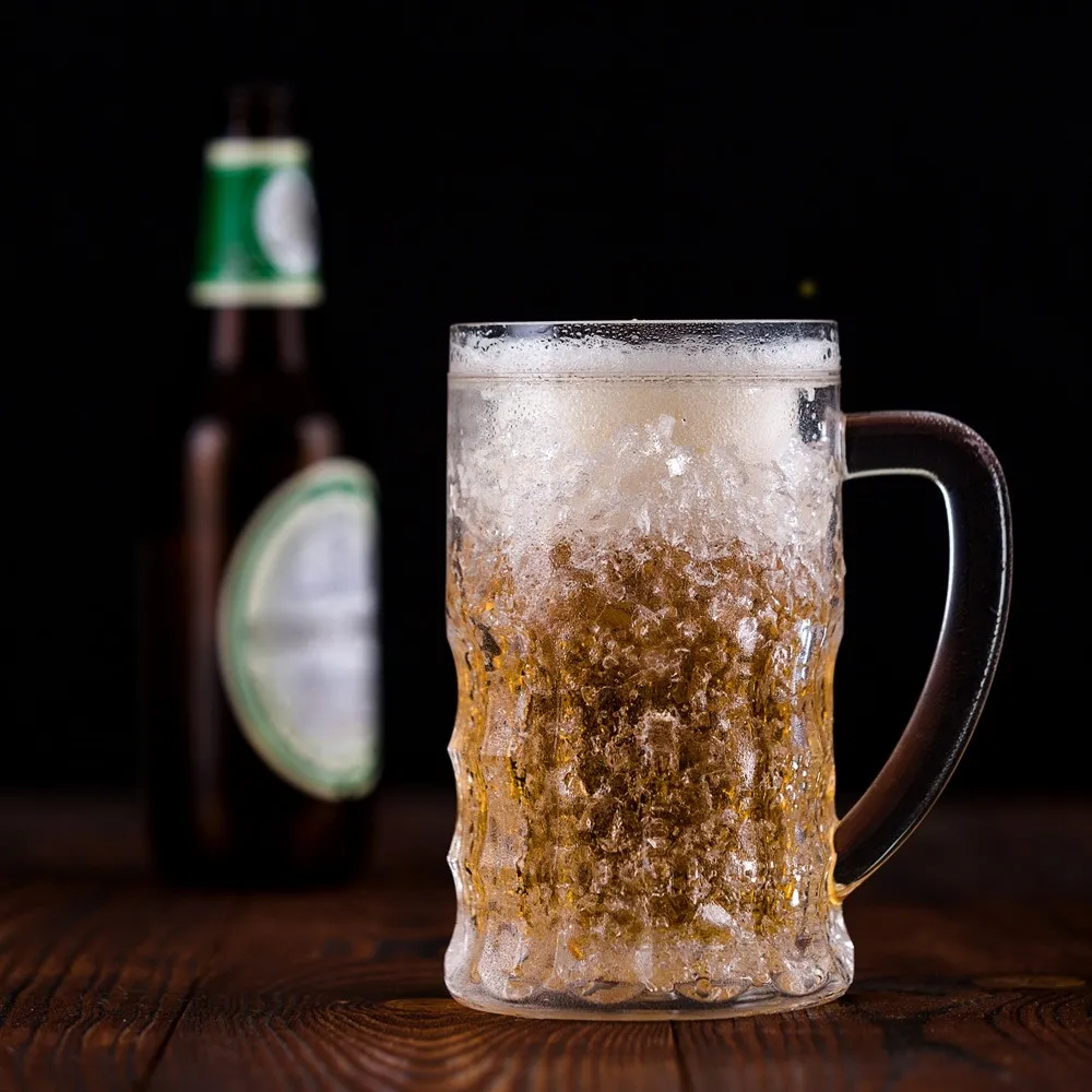 Lodowy kufel Froster Max z żelem chłodzącym do piwa 600 ml