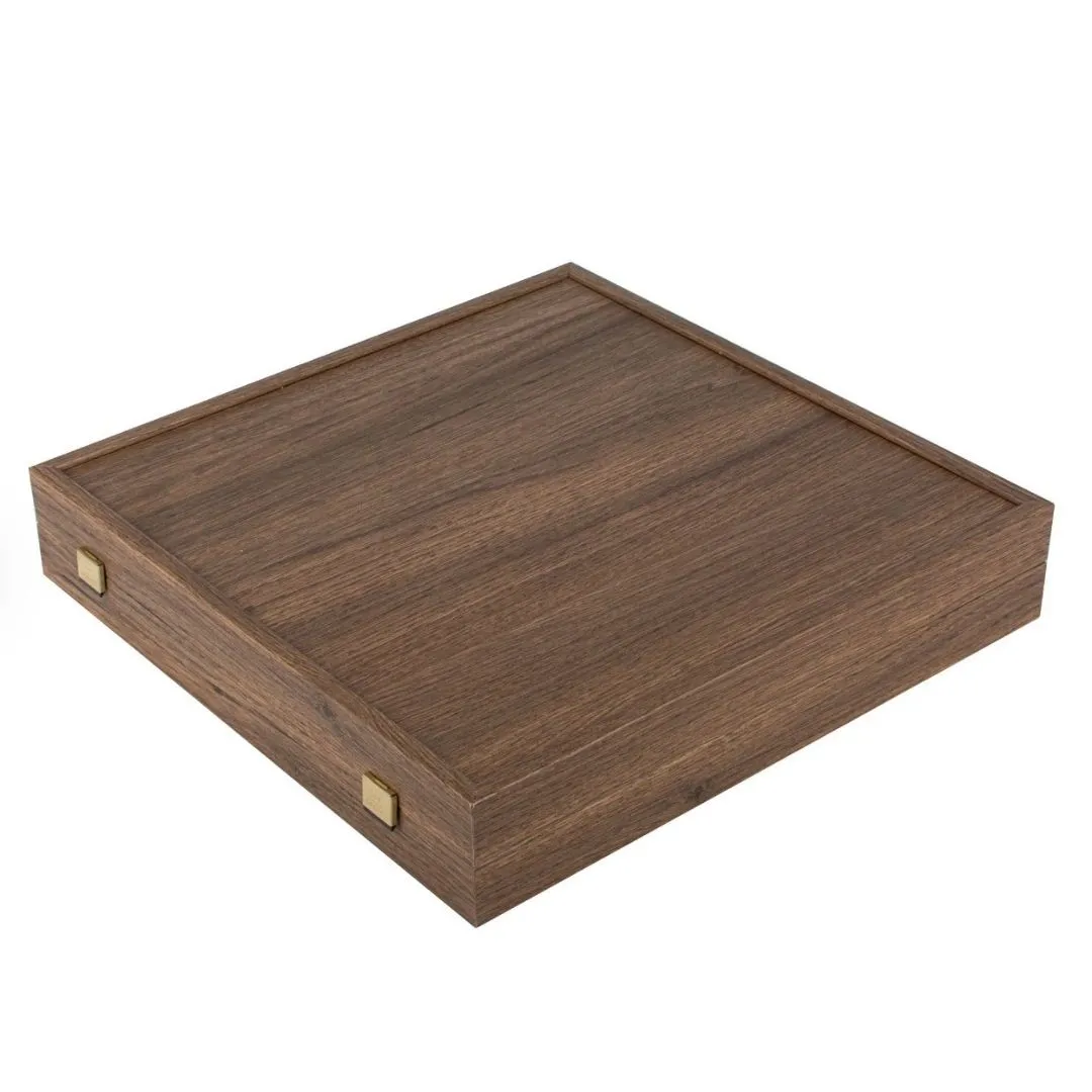 Luksusowe szachy metalowe Cycladic 28x28 cm S22B