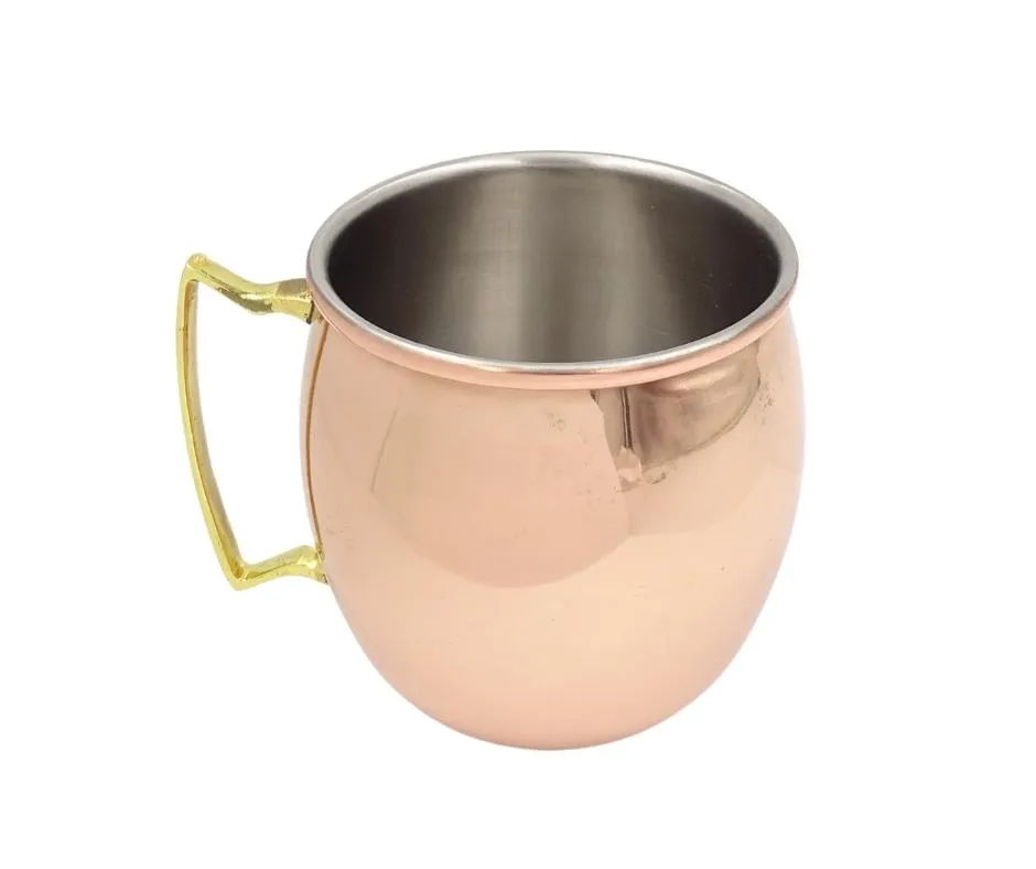 Miedziany kubek ze stali nierdzewnej 304 500 ml pokryty miedzią MM7012