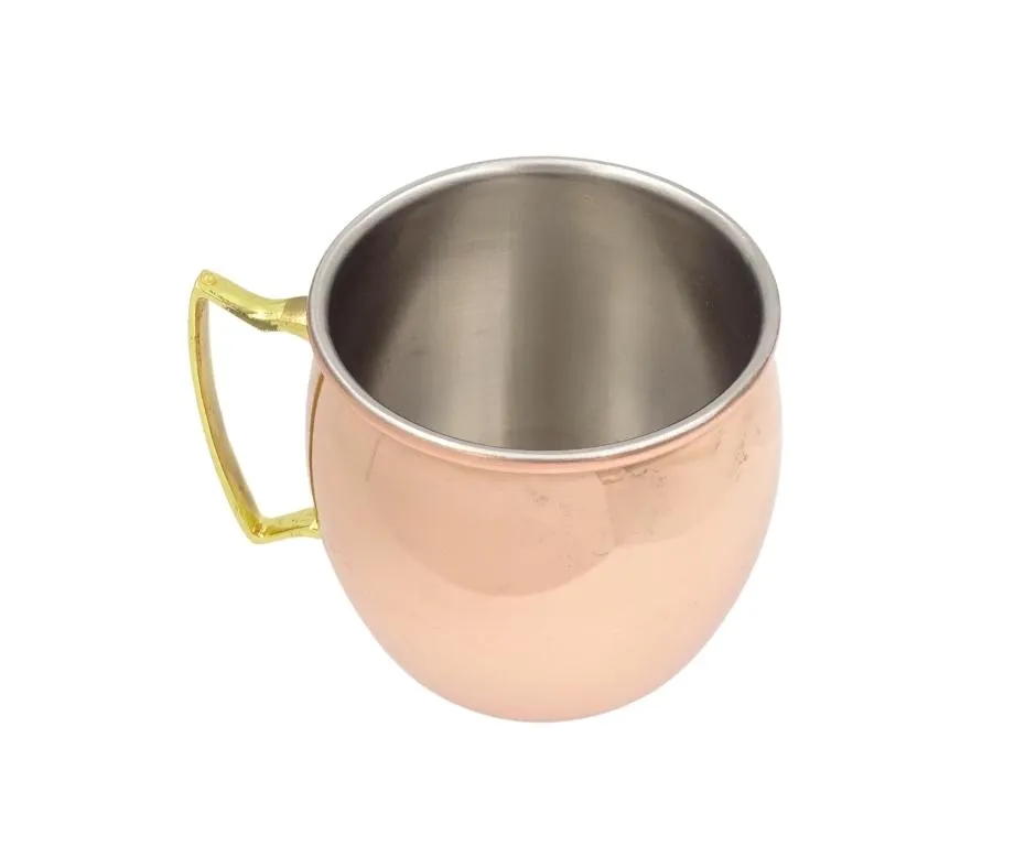 Miedziany kubek ze stali nierdzewnej 304 500 ml pokryty miedzią MM7012
