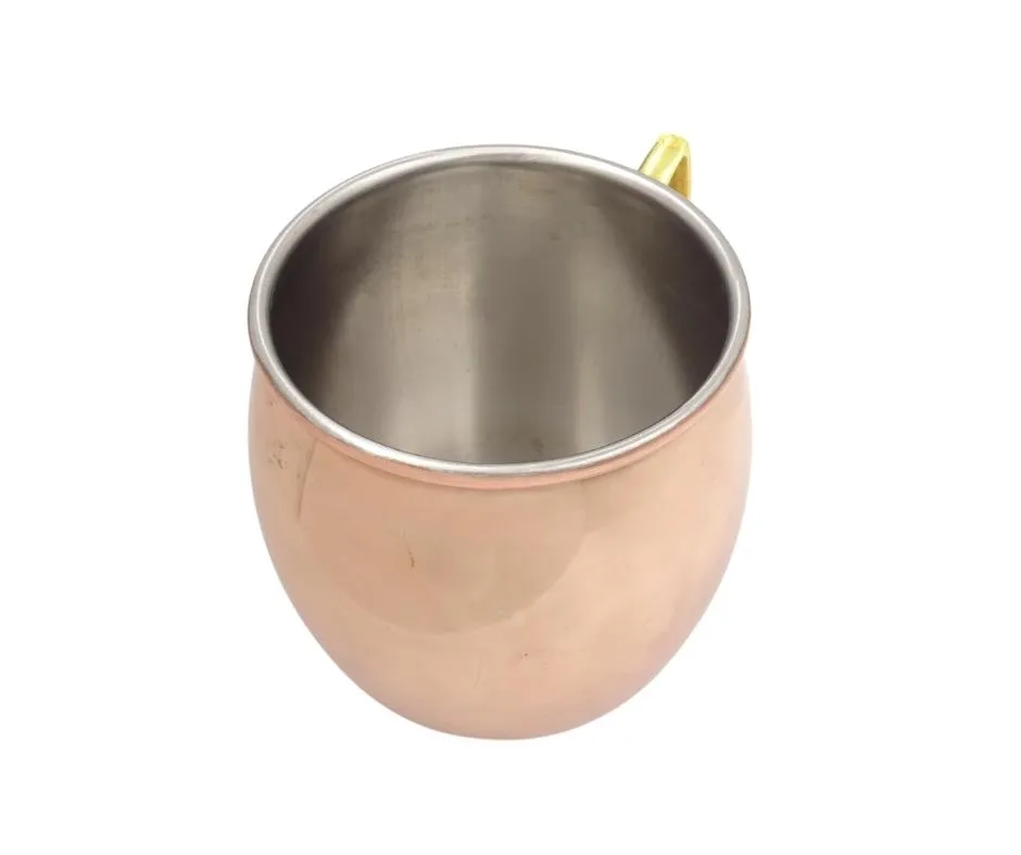 Miedziany kubek ze stali nierdzewnej 304 500 ml pokryty miedzią MM7012