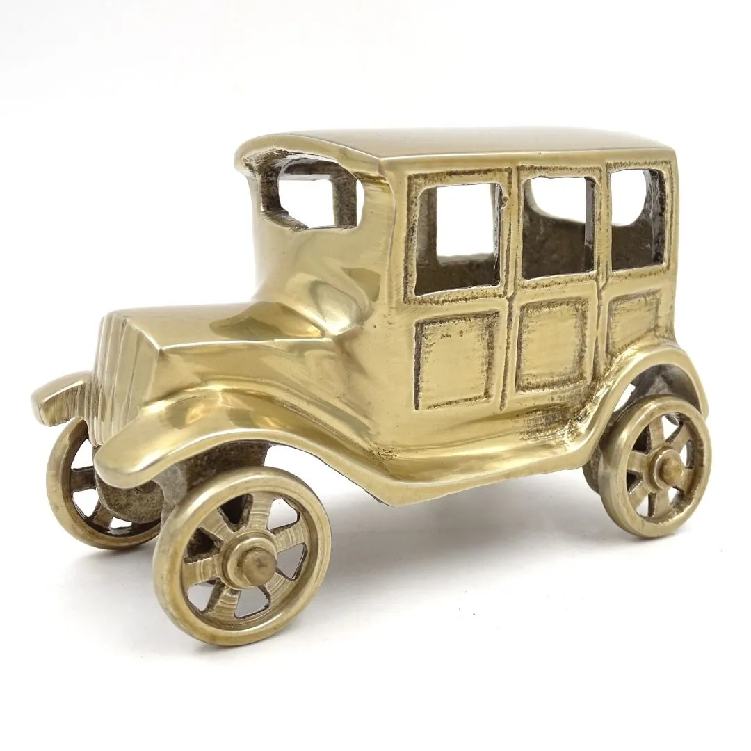 Samochód retro model metalowy N796 – mosiężny odlew aluminiowy