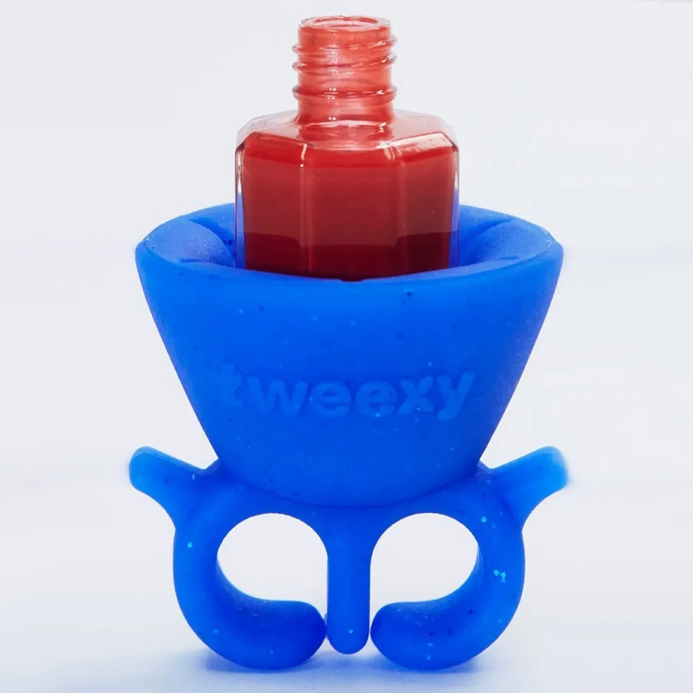 Tweexy Sapphire Night uchwyt na lakier do paznokci na palce