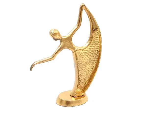 Złota figurka dekoracyjna tancerka VIR2